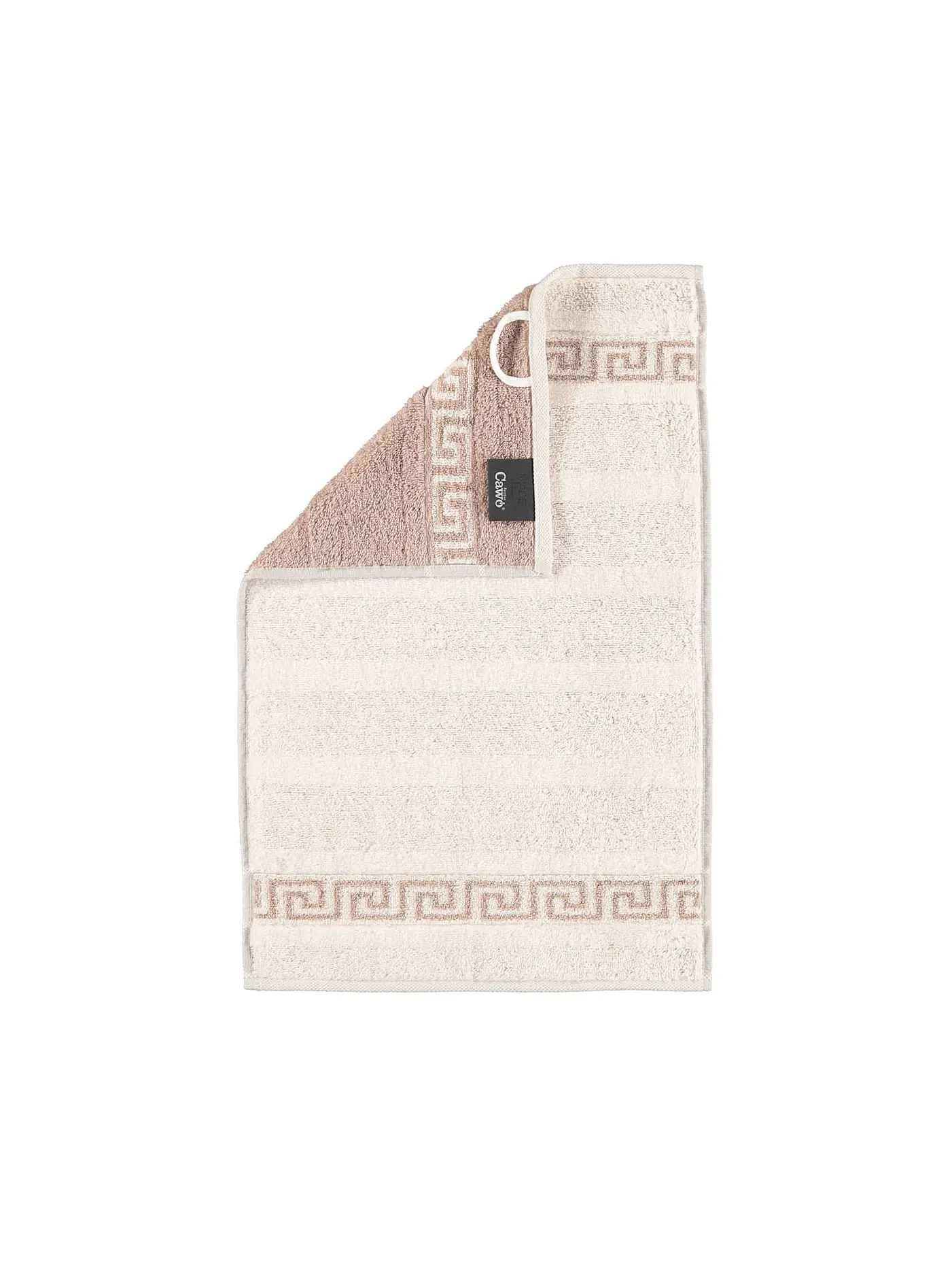 CAWÖ | Gästetuch Noblesse Duo 30x50cm Anthrazit | beige